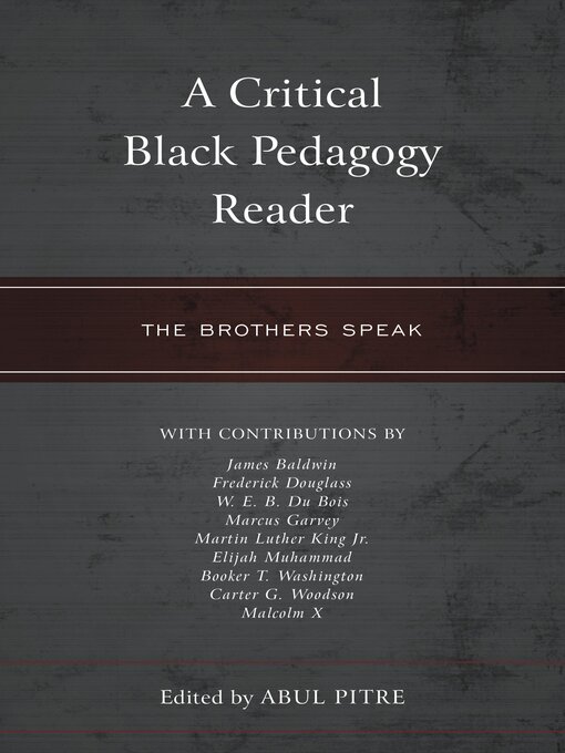 Title details for A Critical Black Pedagogy Reader by Abul Pitre - Available